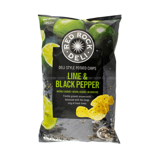 Red Rock Deli Lime & Black Pepper Potato Chips 165g (highest price)