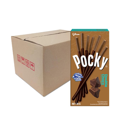 Glico Pocky Double Chocolate Flavour Biscuit Stick 39g