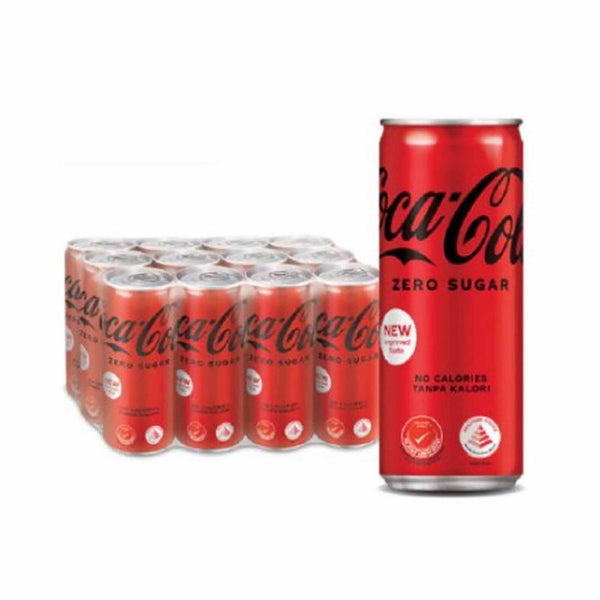 Coca-Cola Tanpa Kalori Carbonated Drink 320ml (highest price)
