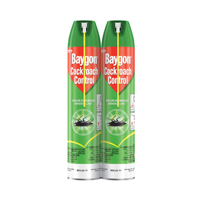 Baygon Cockroach Control Aerosol 570ml x 2