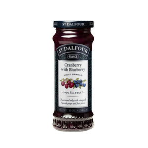 St. Dalfour Cranberry and Blueberry Jam 284g