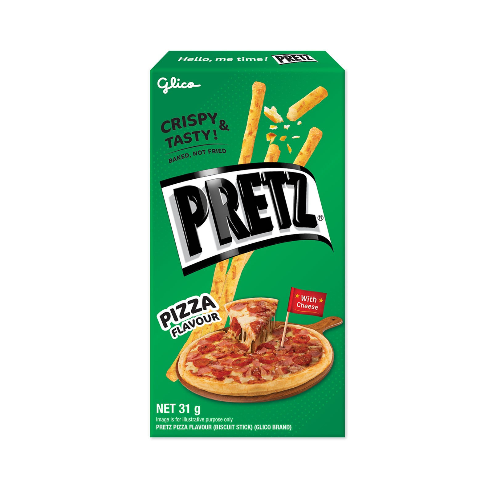 Glico Pretz Pizza Flavour Biscuit Stick 31g