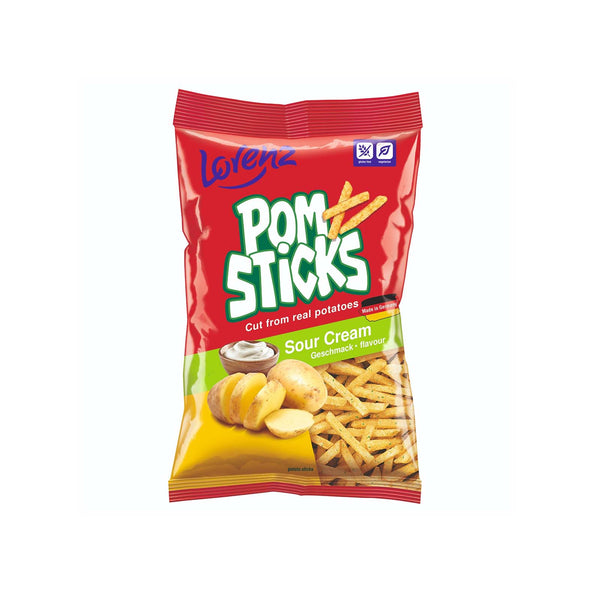 Lorenz Pomsticks Sour Cream Flavoured Potato Sticks 100g (highest price)