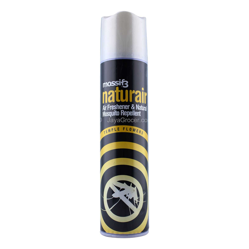 Mossif3 Temple Flowers Natural Air Freshener & Natural Mosquito Repellent Spray 300ml