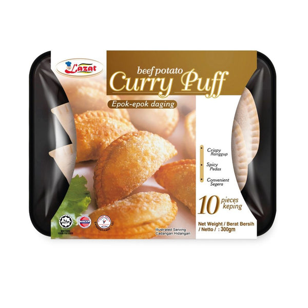 LAZAT BEEF POTATO CURRY PUFF 250G *1 (highest price)