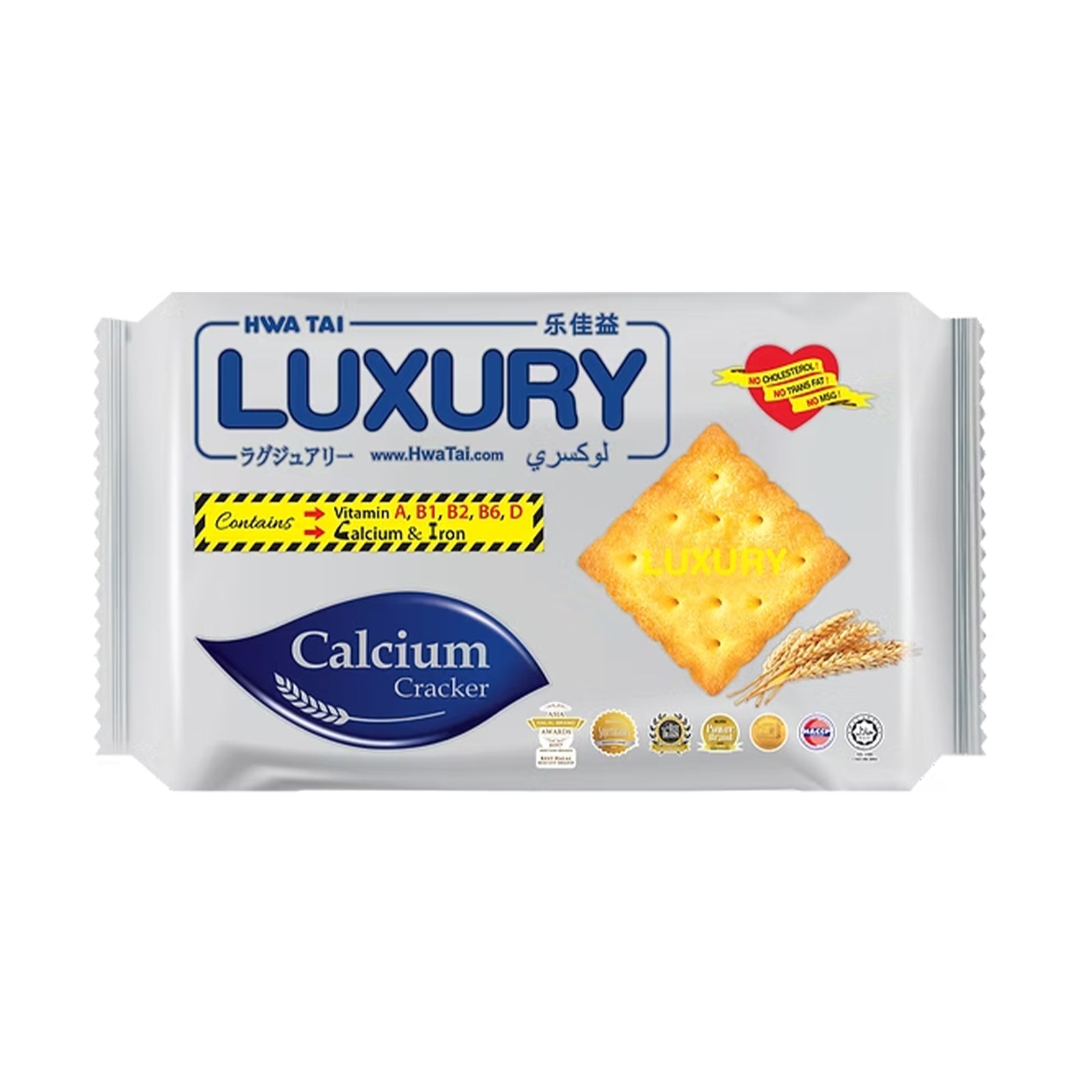LUXURY CALCIUM CRACKERS 185G