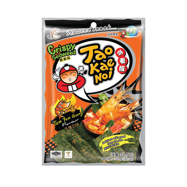 Tao Kae Noi Big Bang Tom Yum Goong Flavour Grilled Seaweed 28g (highest price)
