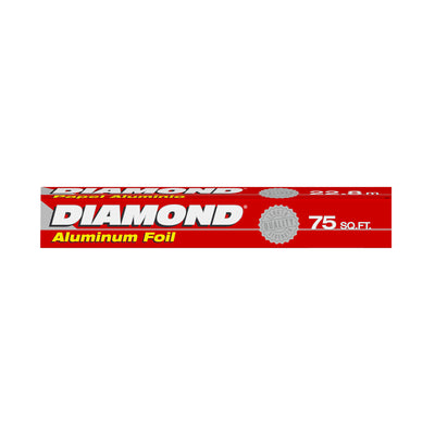 Diamond Aluminium Foil 75feet 22.8m x 30.4cm 1pack