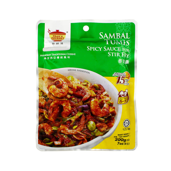 Teans Gourmet Spicy Sauce for Stir Fry 200g