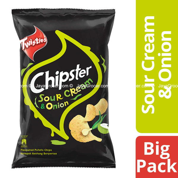Twist Chipster Sour Cream and Onion Flavour 130g