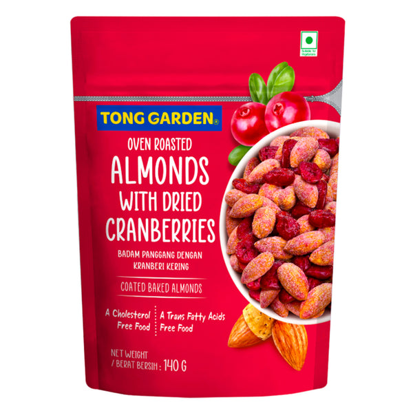 Tong Garden Almonds with Dried Cranberries 140g