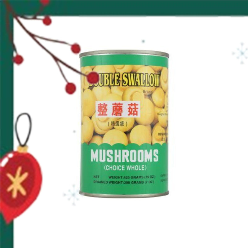 Double Swallow Brand Mushrooms (Choice Whole) 425g