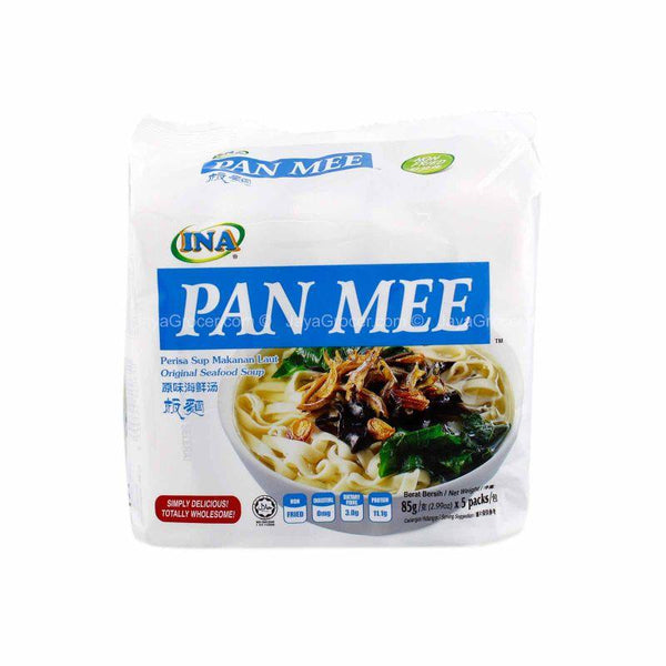 Ina Pan Mee Seafood Soup Flavor Instant Noodle 85g x 5 (highest price)
