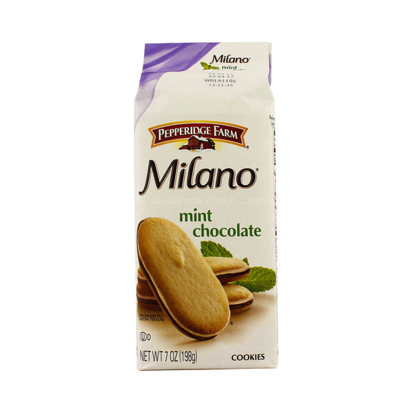 Pepperidge Farm Milano Mint Chocolate Cookies 198g (highest price)
