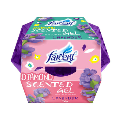Farcent Scented Gel Lavender Air Freshener 70g