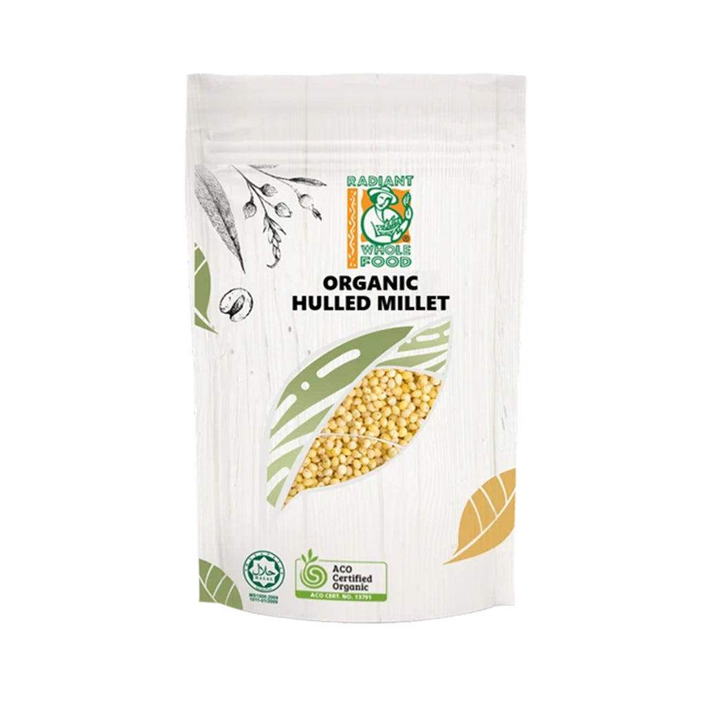 Radiant Whole Food Australian Organic Hulled Millet 500g