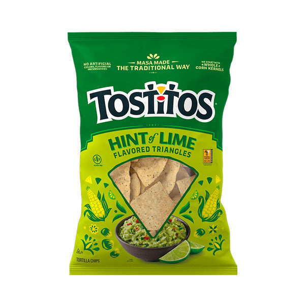 Tostitos Hint of Lime Tortilla Chips (USA) 284g (highest price)