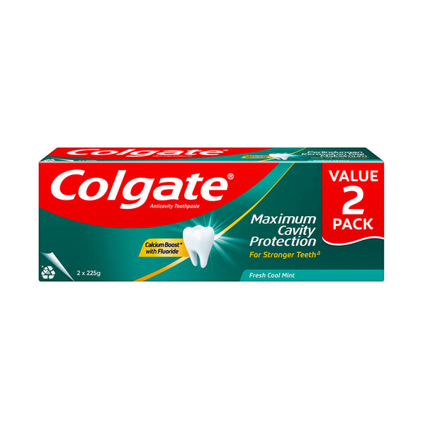 Colgate Fresh Cool Mint Toothpaste 225g x 2