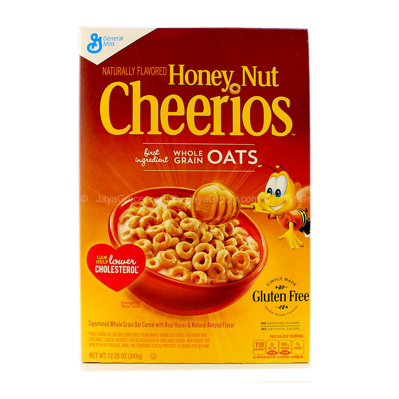 General Mills Cheerios Honey Nuts Whole Grain Oats Cereal 306g