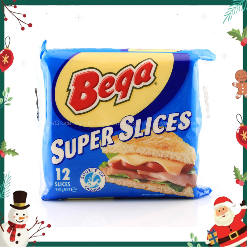 Bega Cheddar Chesse Super Slices 250g