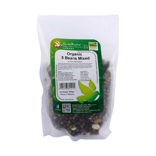 Health Paradise Organic 5 Beans Mixed 500g