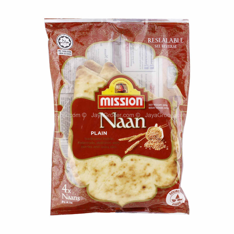 Mission Plain Naan 320g