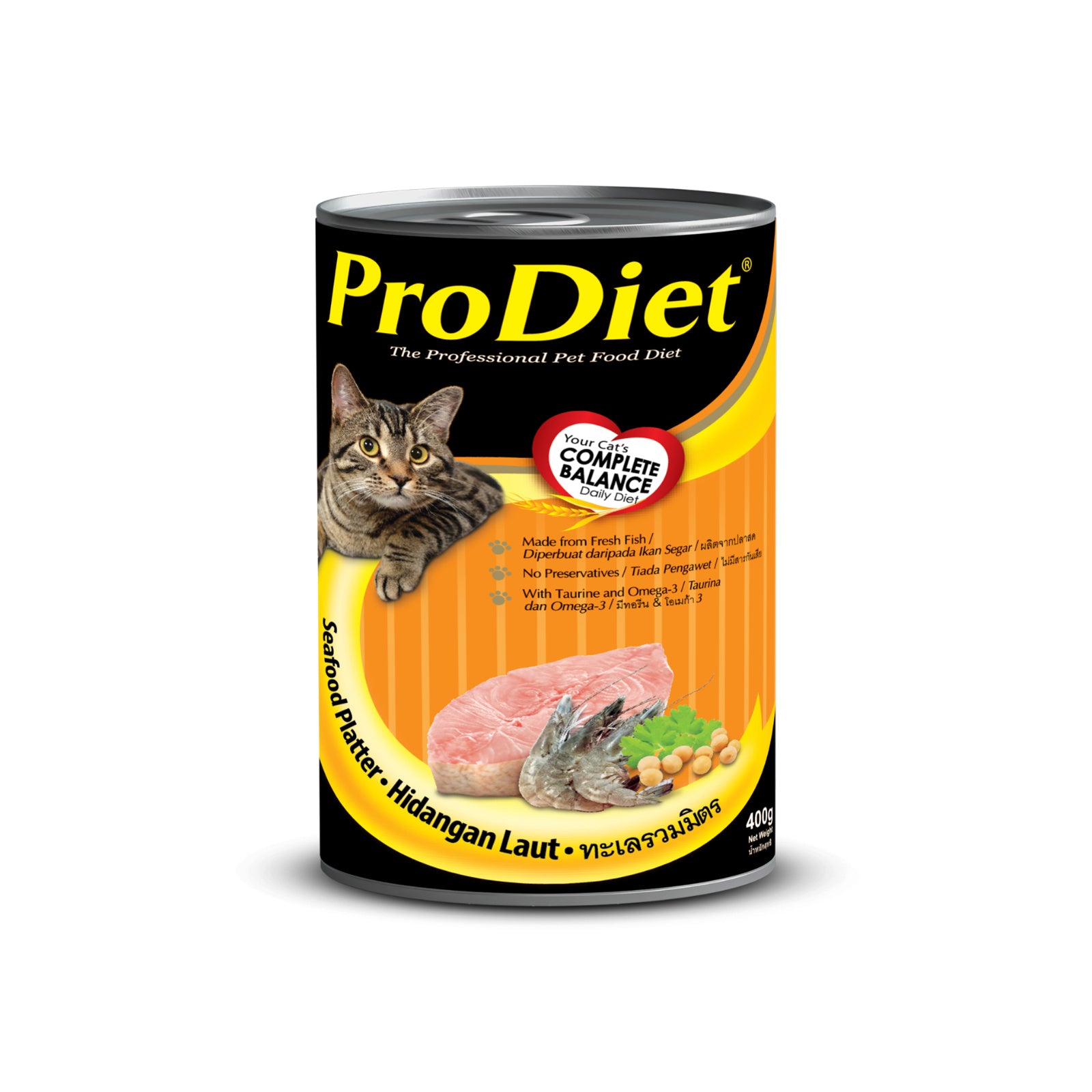 ProDiet Seafood Platter Wet Cat Food (Can) 400g