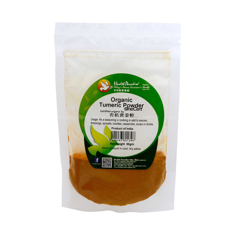 Health Paradise Organic Tumeric Powder 50g