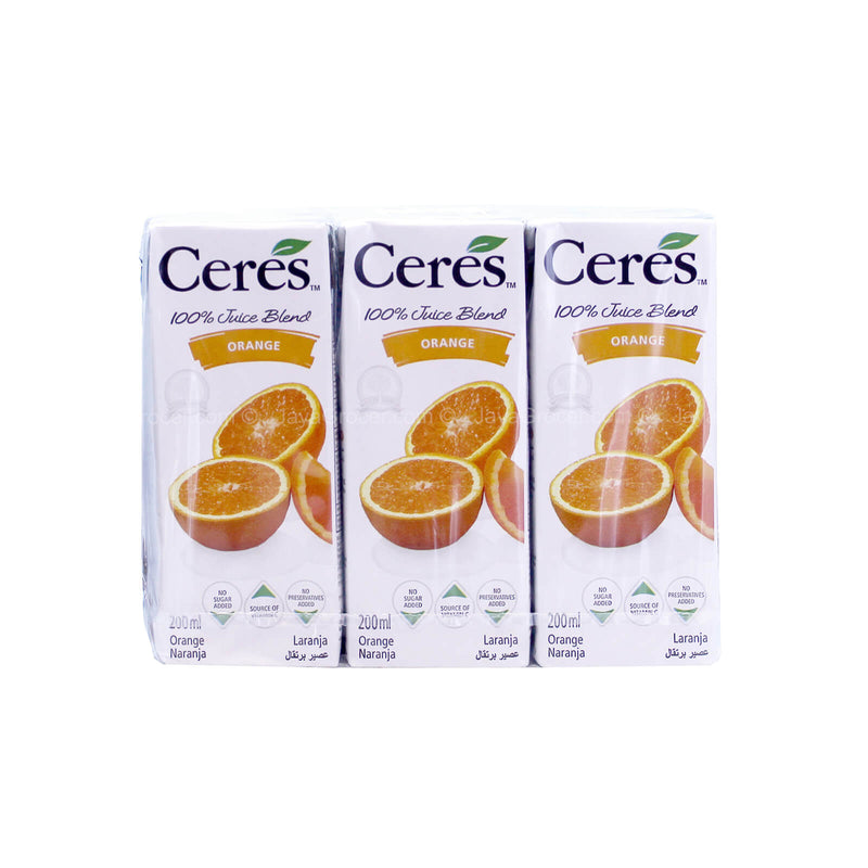 Ceres Orange Juice 200ml x 6