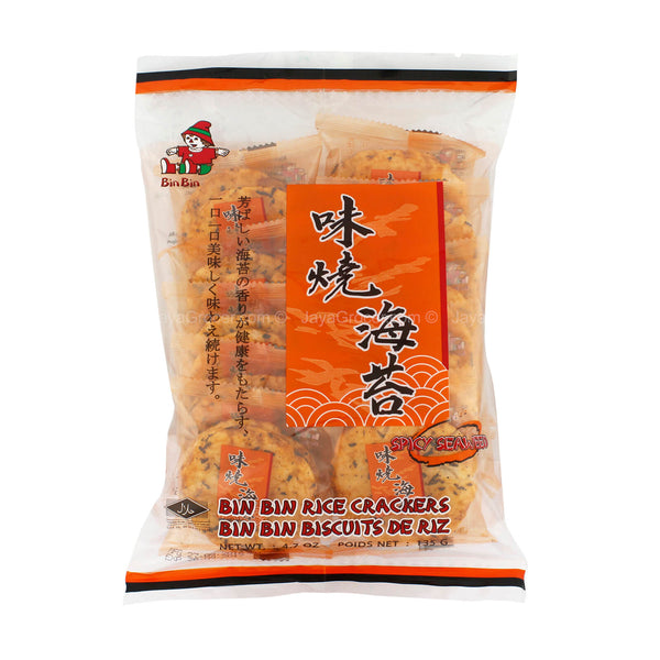 Bin Bin Spicy Seaweed Rice Crackers 135g (highest price)