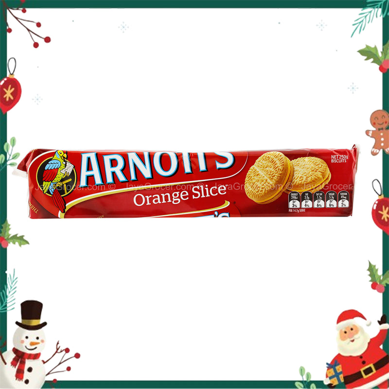 Arnotts Orange Slice Biscuits 250g