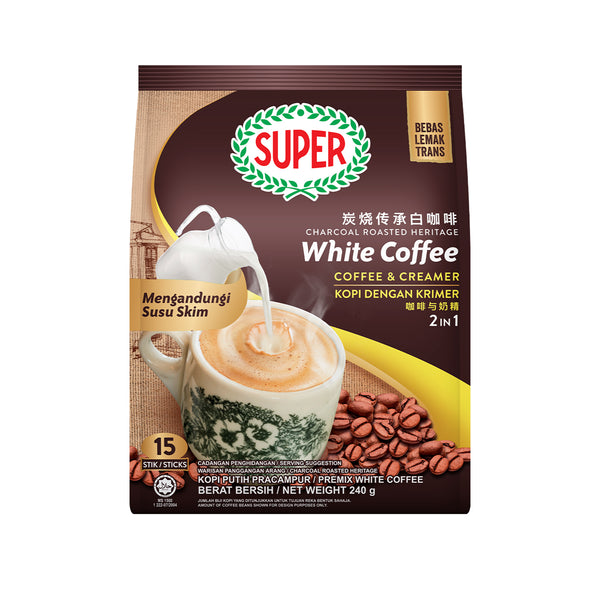 Super Charcoal Roasted White Coffee No Sugar Added 16g x 15 (highest price)