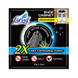 Farcent Charcoal Shoes Cupboard Deodorizer 60g x 2
