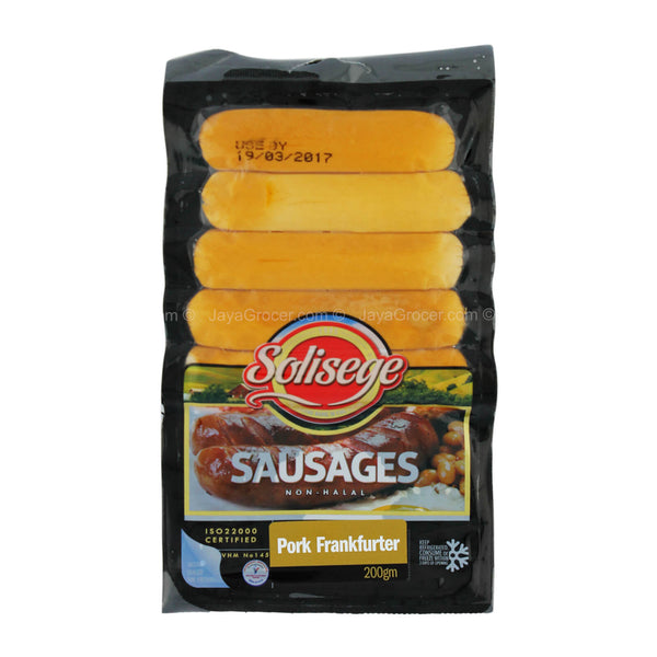 [NON-HALAL] Solid Food Pork Franfurters 200g (highest price)
