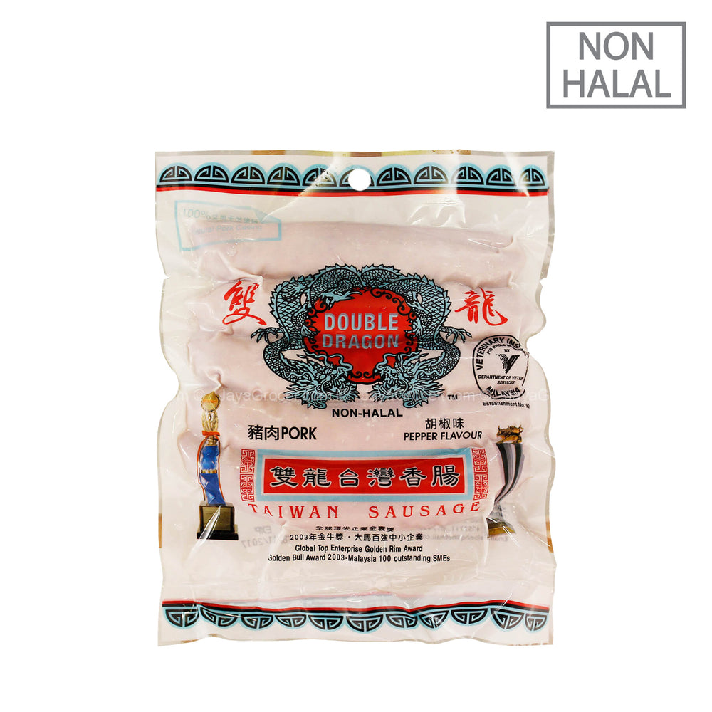 [NON-HALAL] Double Dragon Pepper Flavour Taiwan Sausage 225g+/-