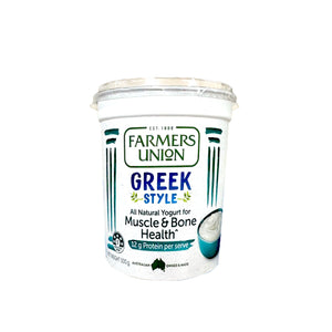Farmers Union Greek Style High Protein Yogurt 500g