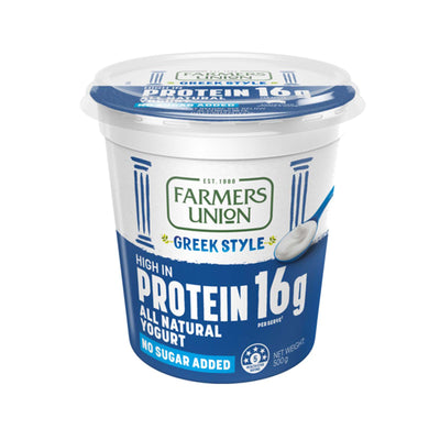 Farmers Union Greek Style High Protein Yogurt 500g
