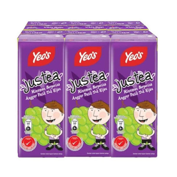 YEOS JUSTEA WITH WHITE GRAPE(6SX250ML)*1