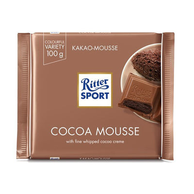 Ritter Sport Cocoa Mousse Chocolate Bar 100g