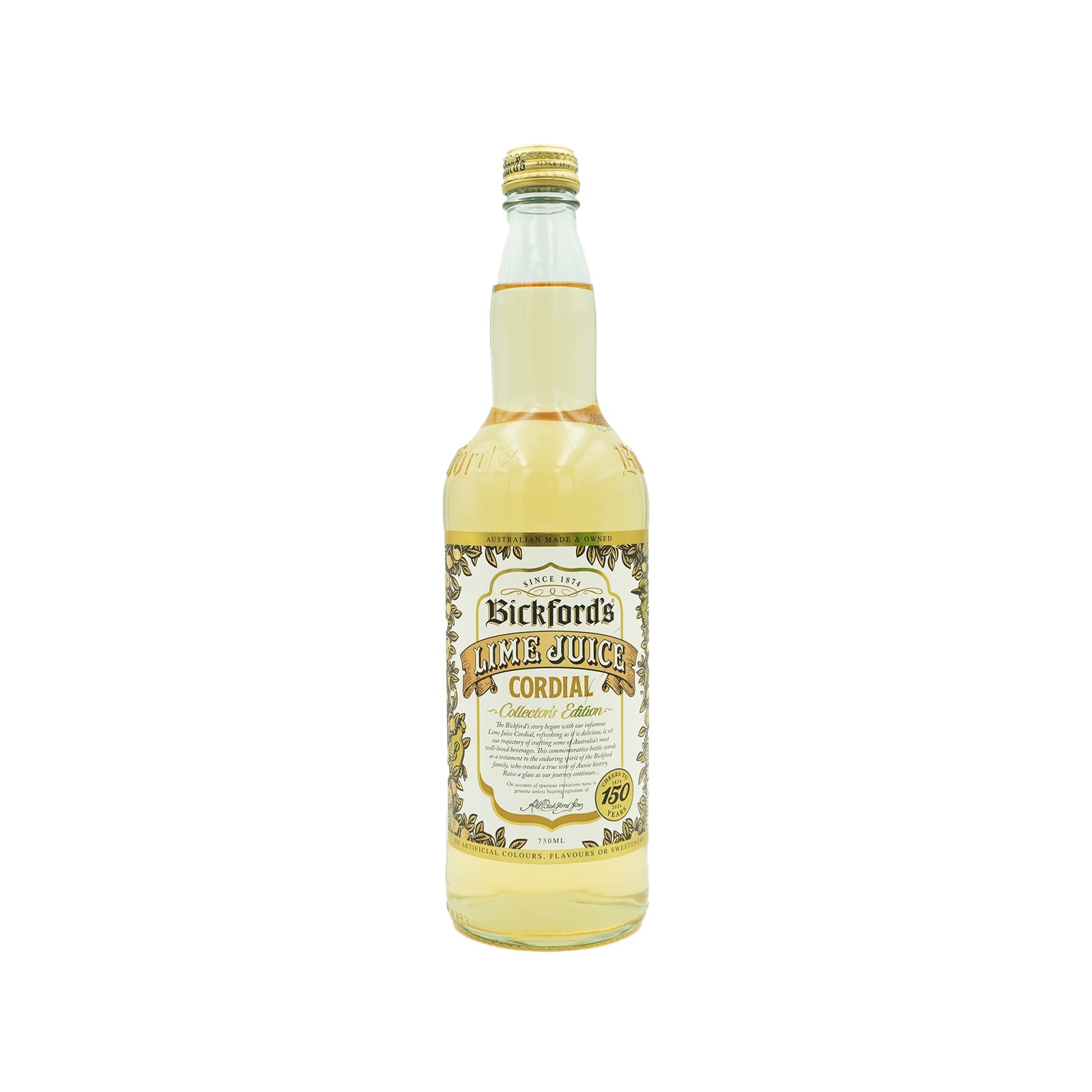 Bickford's Lime Juice Cordial 750ml