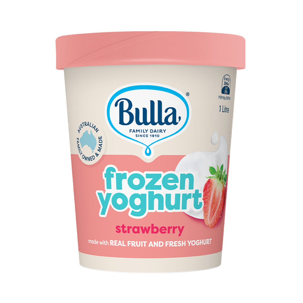 Bulla Strawberry Frozen Yogurt 1L