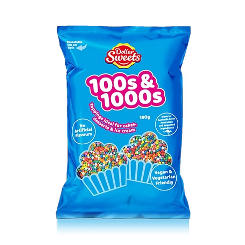 Dollar Sweets 100's & 1000's Candy Toppings 190g