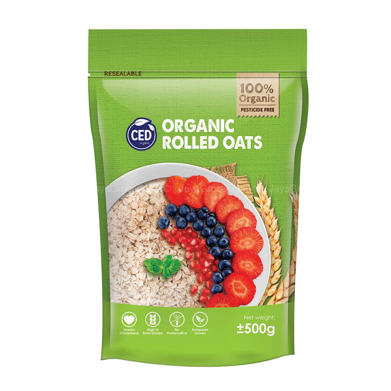 CED Organic Rolled Oats 450g