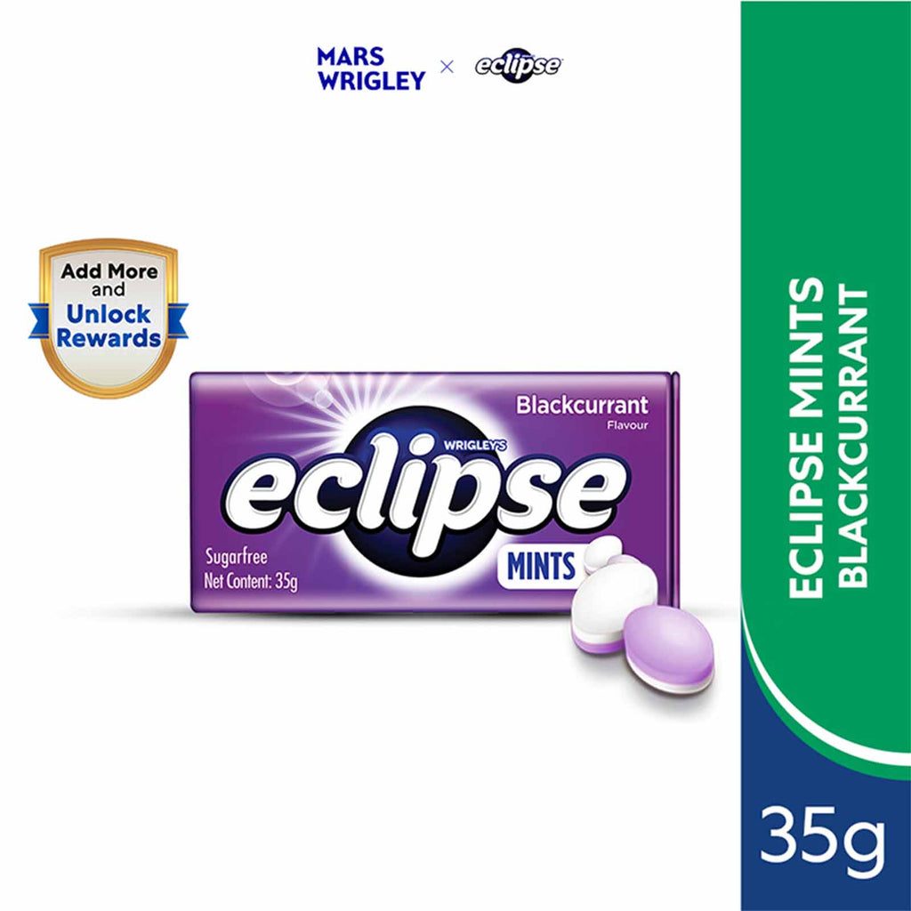 WrigleyÃ¢â‚¬â„¢s Eclipse Blackcurrant Sugar Free Mints 35g
