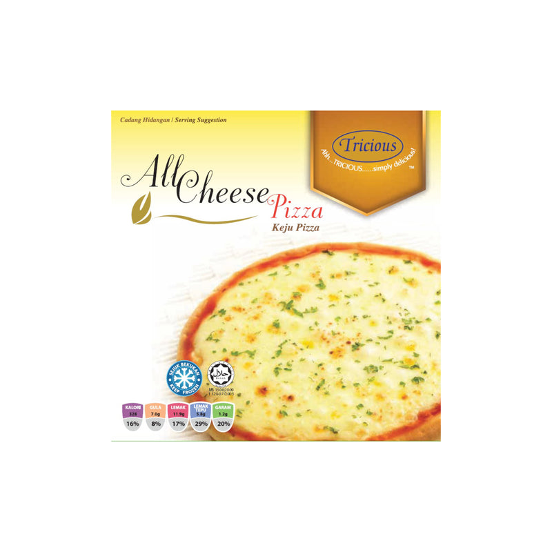 TRICIOUS 6IN PZ-ALL CHEESE 120G *1