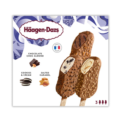 Haagen Dazs Cookies Salted Chocolate 80ml x 3