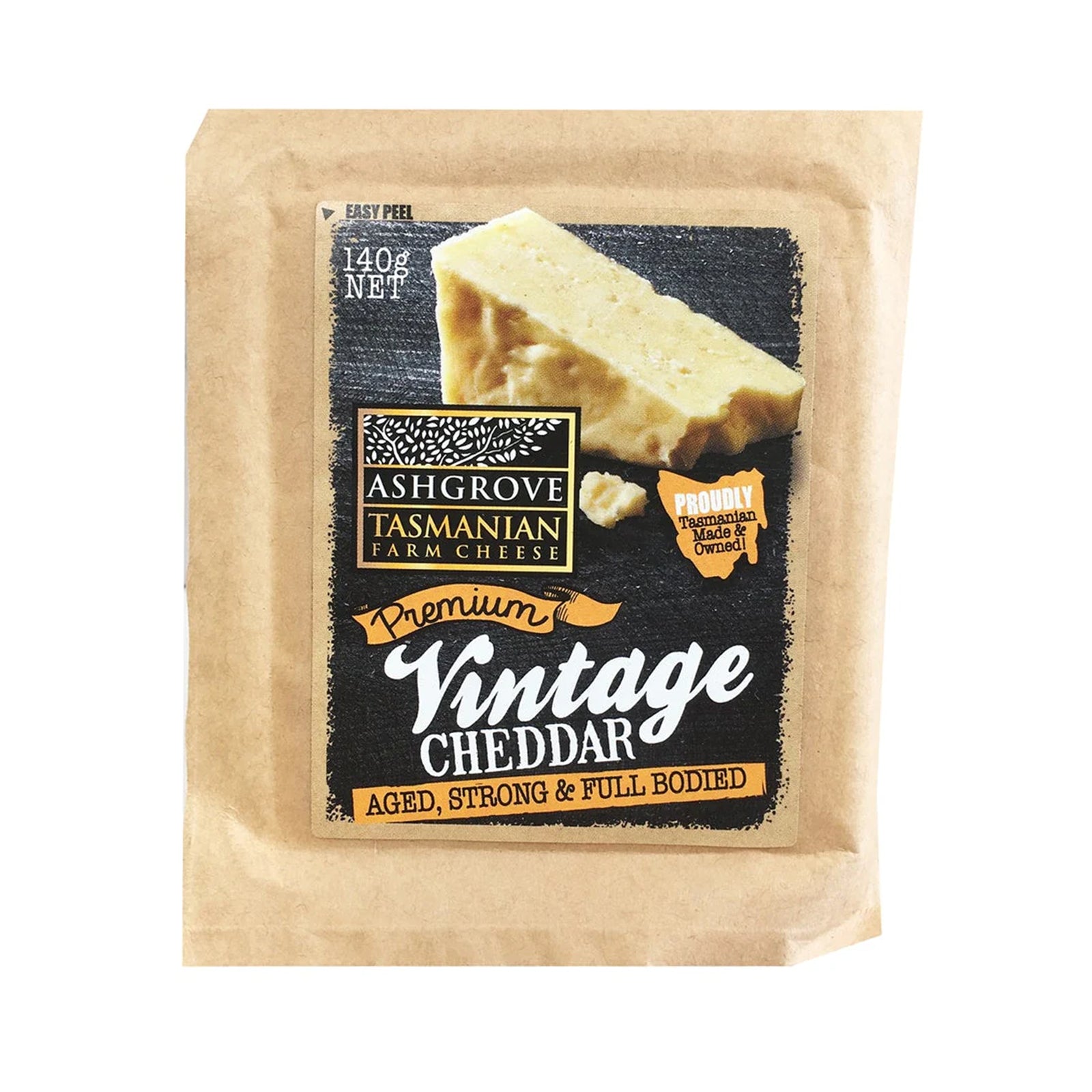 Ashgrove Premium Vintage Cheddar Cheese 140g