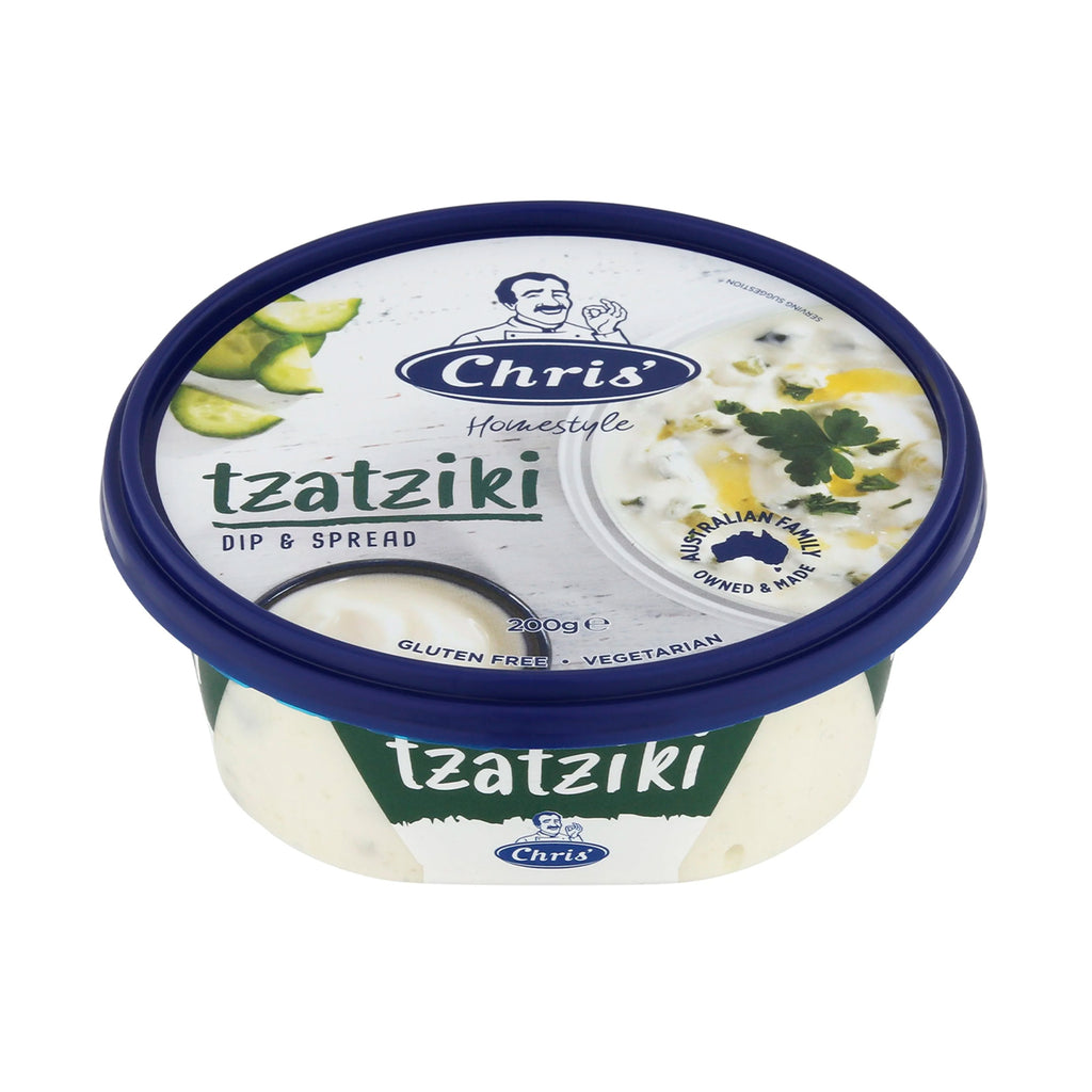 ChrisÃ¢â‚¬â„¢ Tzatziki Dip & Spread 200g