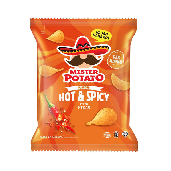 Mr Potato Hot and Spicy Potato Chips 140g (highest price)
