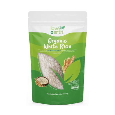 Love Earth Organic White Rice 1kg